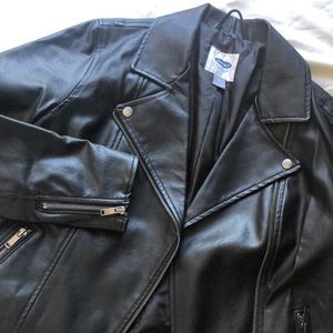 Old Navy Leather Jacket